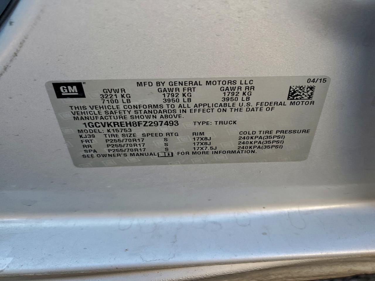 CHEVROLET SILVERADO K1500 LT