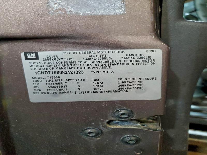 2008 CHEVROLET TRAILBLAZE #3315962124