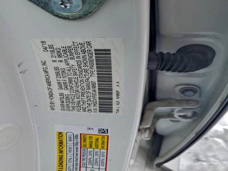 2018 HONDA ACCORD TOU #3302795956