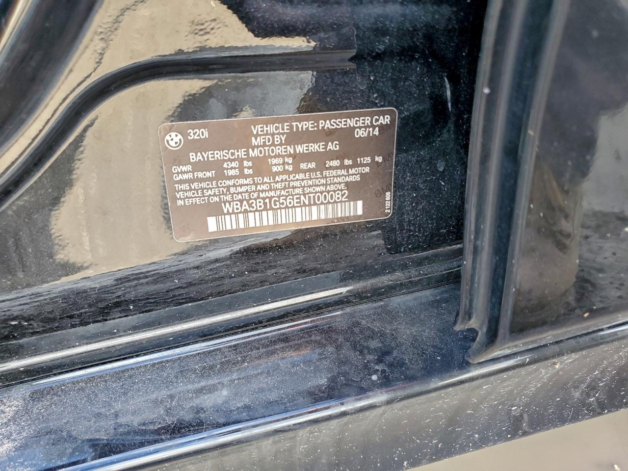 Lot #3303658954 2014 BMW 320 I