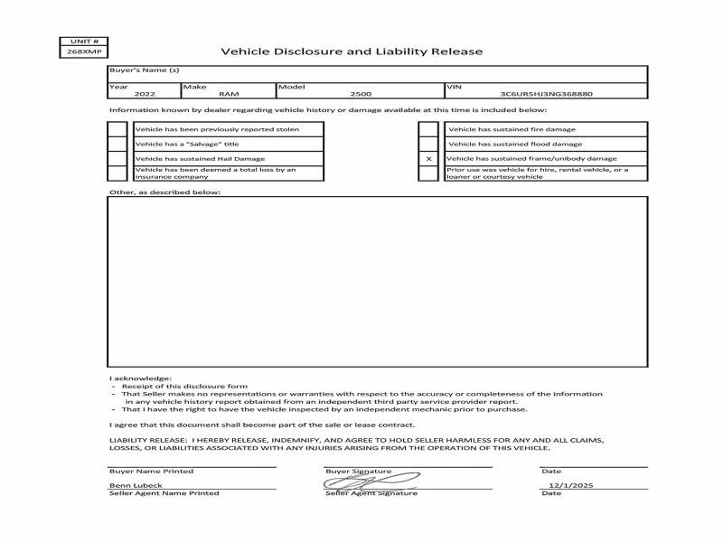 2022 RAM 2500 TRADE #3303610936