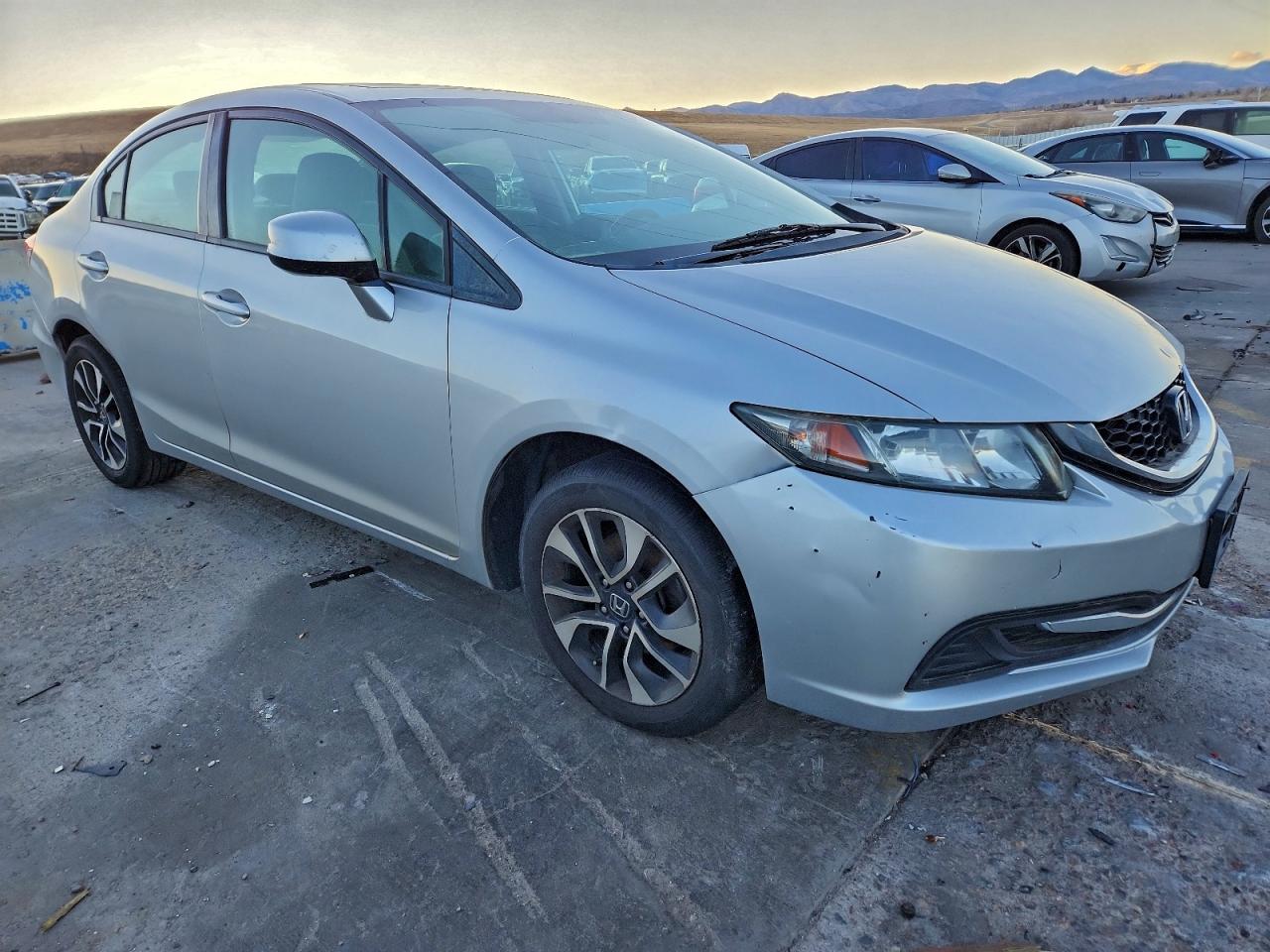 Lot #3302748008 2013 HONDA CIVIC EX