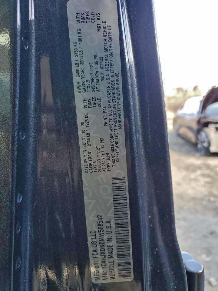 Lot #3304516516 2021 JEEP WRANGLER U