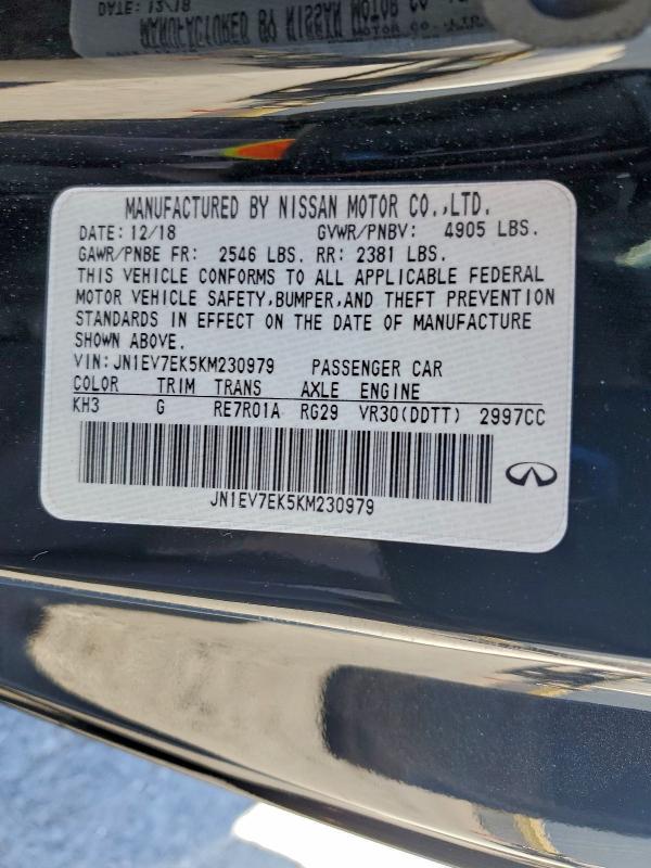 2019 INFINITI Q60 PURE #3309401966