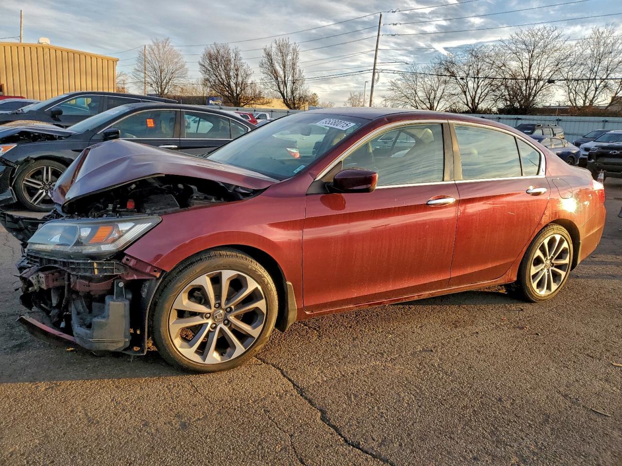 Lot #3311720222 2015 HONDA ACCORD SPO