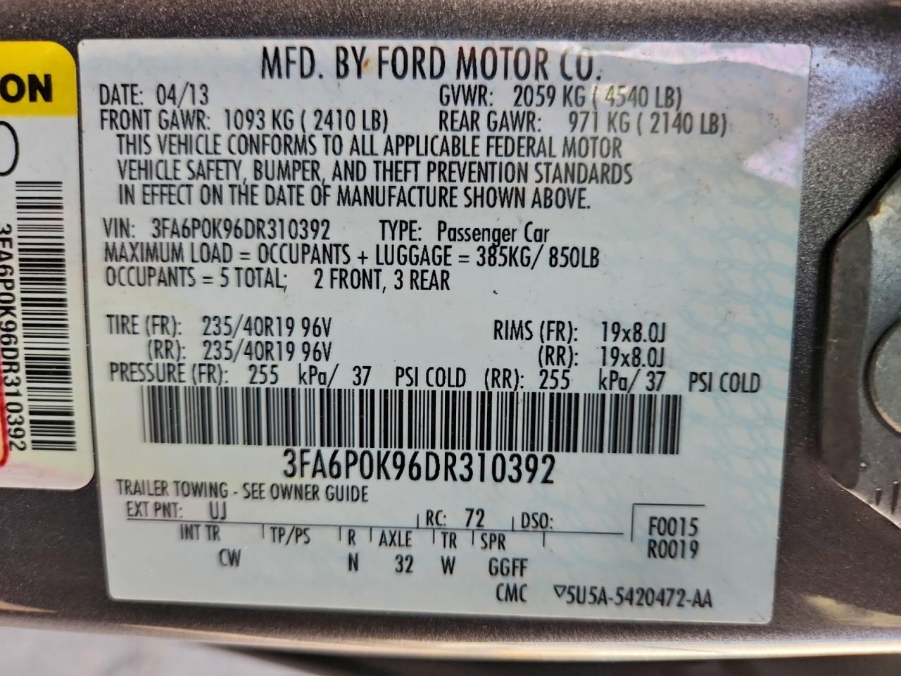 FORD FUSION TITANIUM