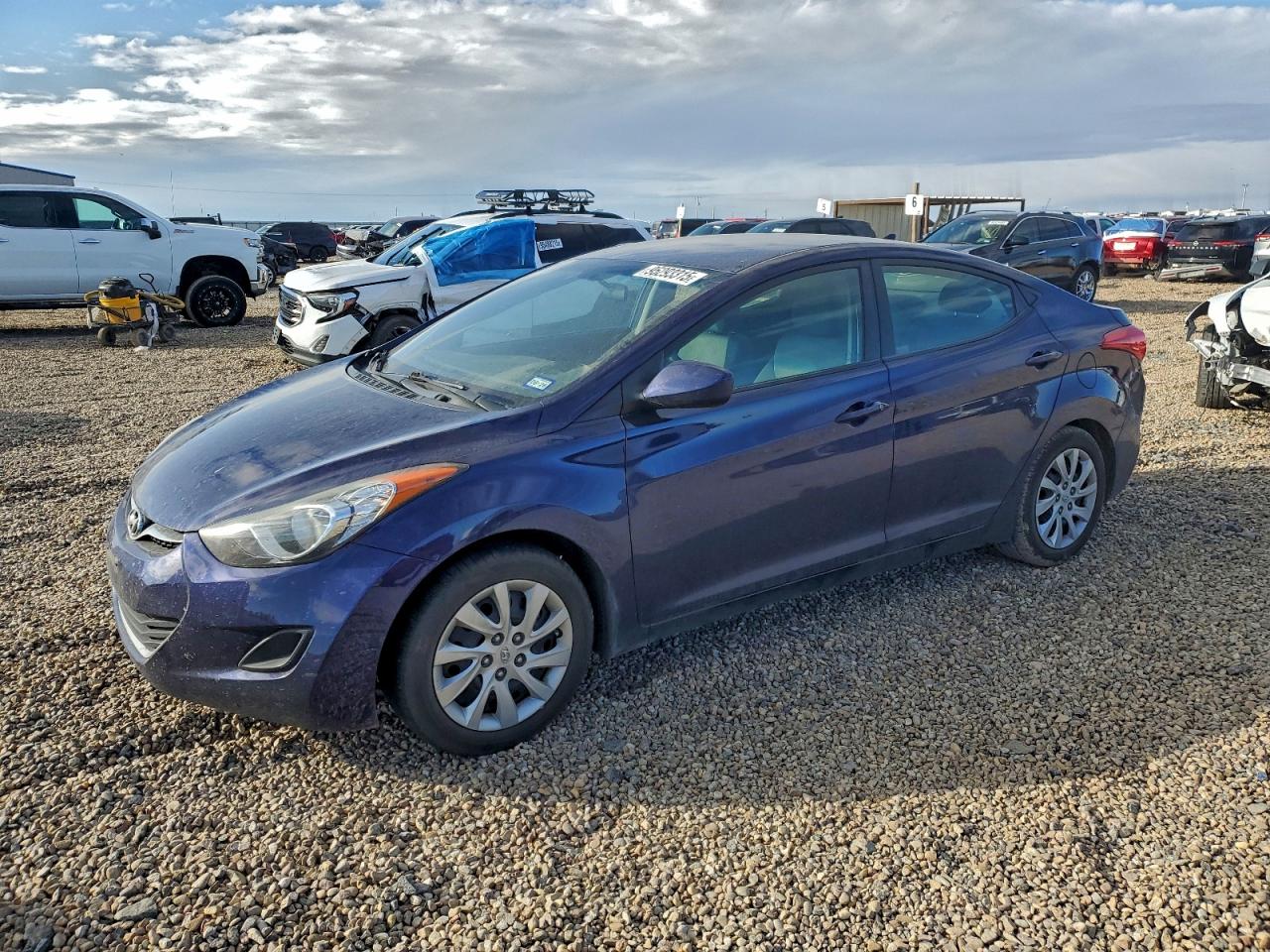 Lot #3315943084 2012 HYUNDAI ELANTRA GL