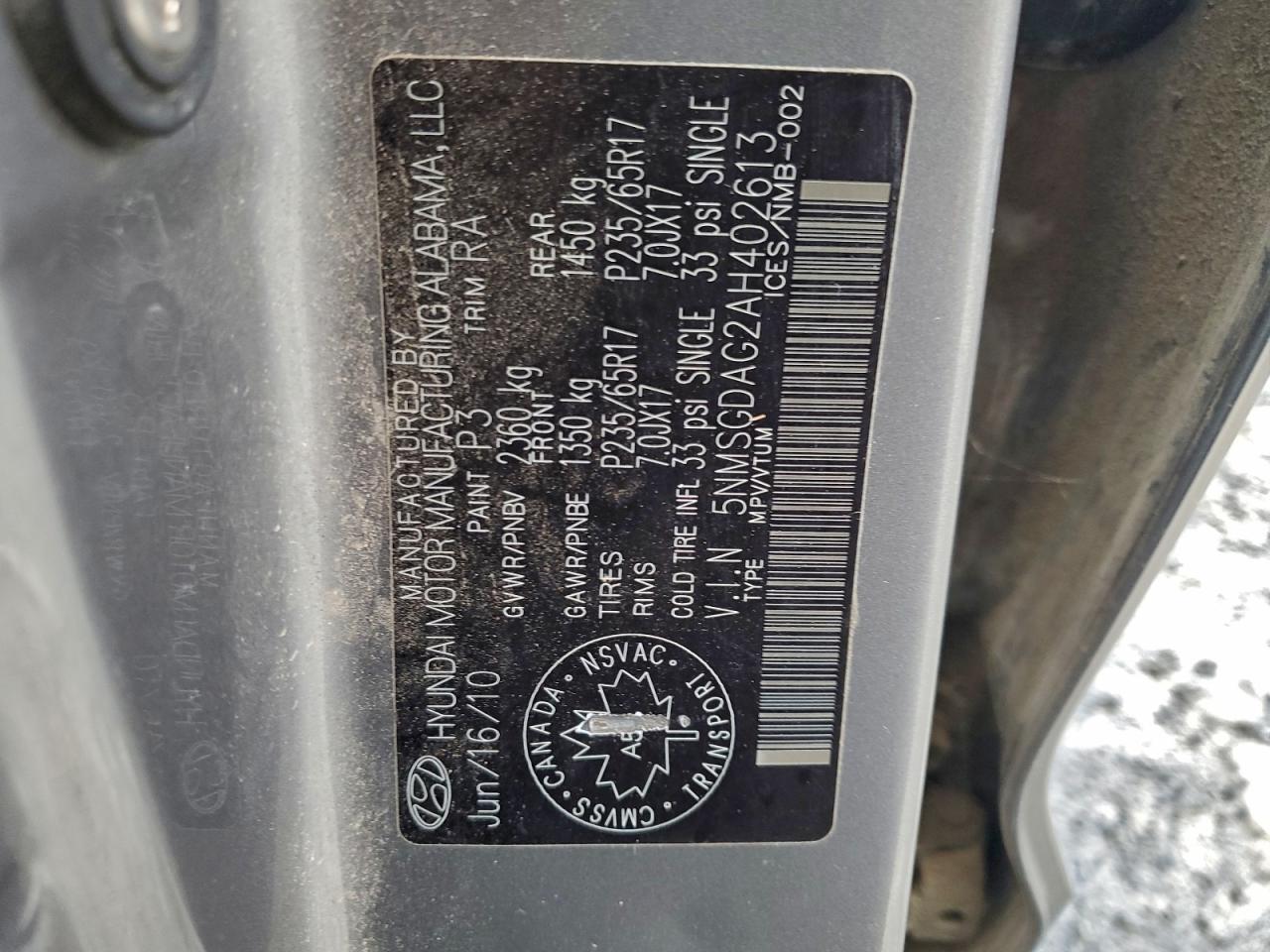 HYUNDAI SANTA FE GLS