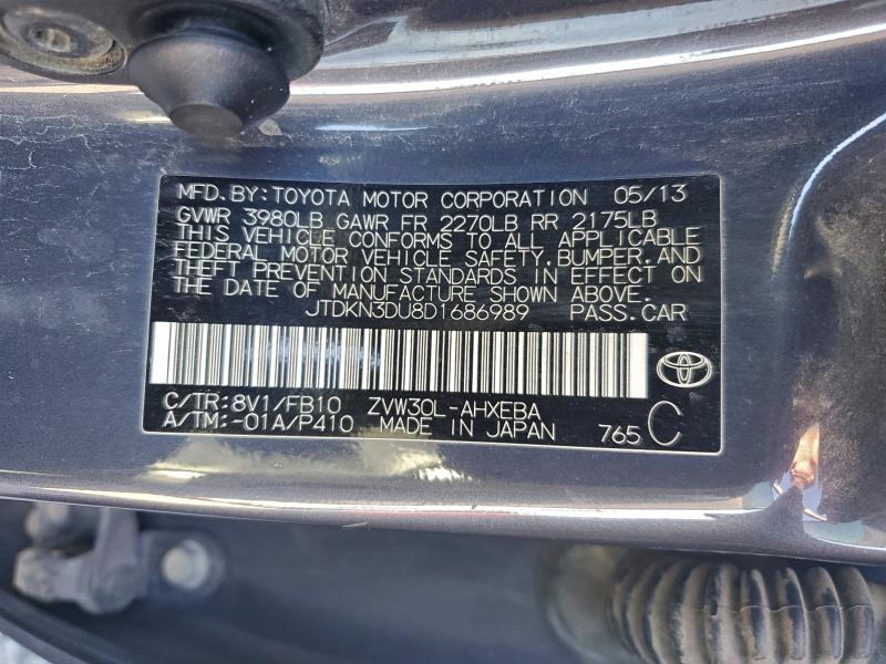 2013 TOYOTA PRIUS #3308358381