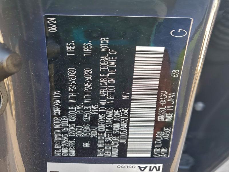 2024 TOYOTA 4RUNNER LI #3305325351