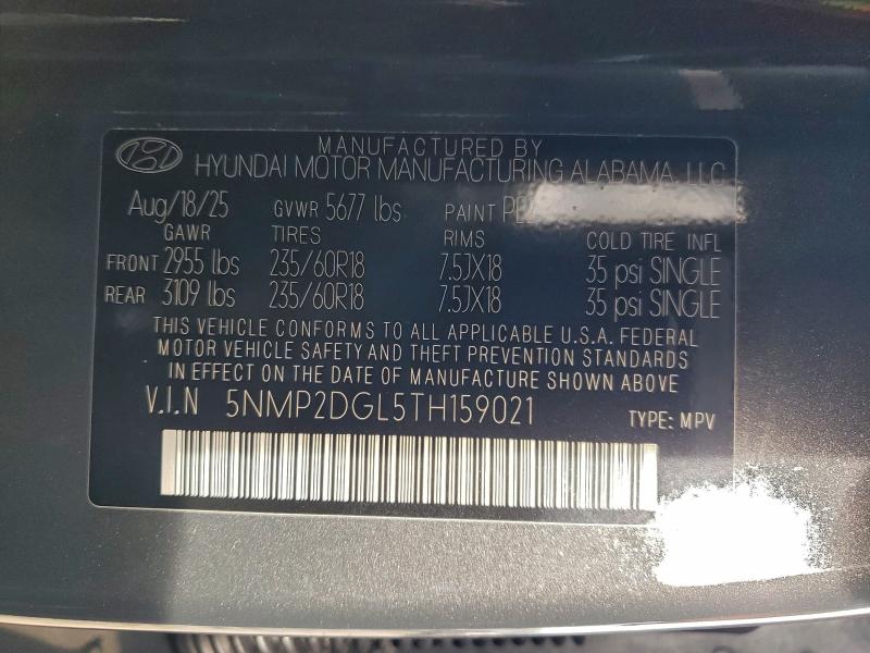 2026 HYUNDAI SANTA FE S #3305510102