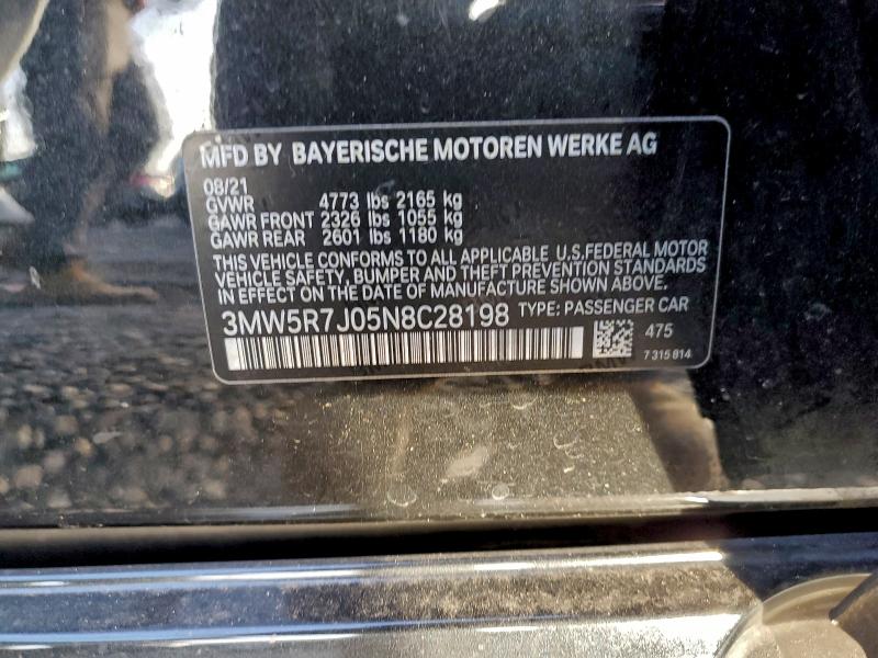 2022 BMW 330XI #3310213390