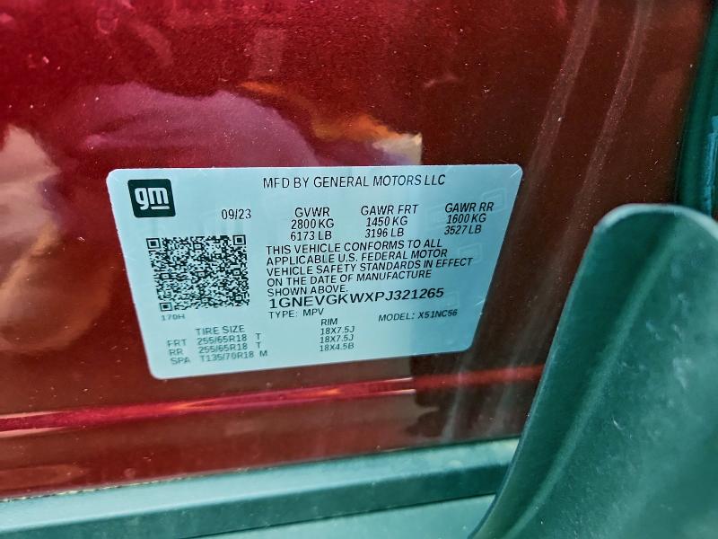 2023 CHEVROLET TRAVERSE L #3316956090