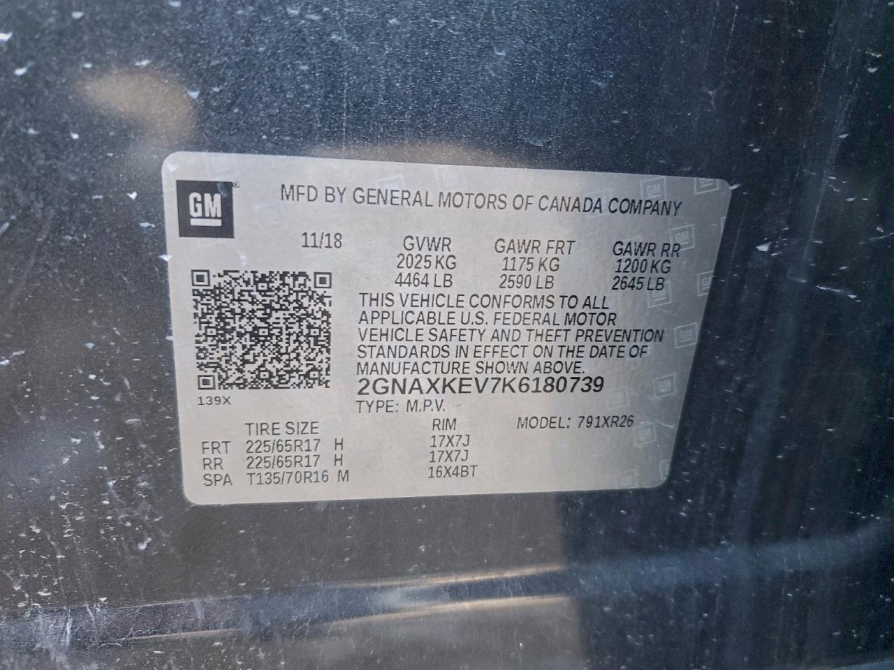 CHEVROLET EQUINOX LT