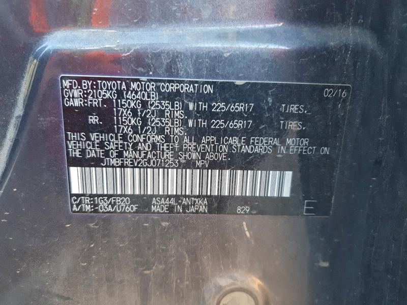 2016 TOYOTA RAV4 LE #3308778039