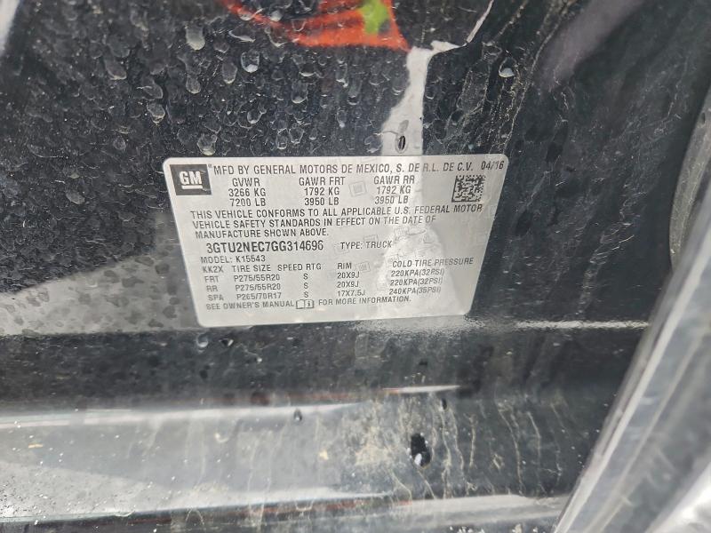 2016 GMC SIERRA K15 #3303855525