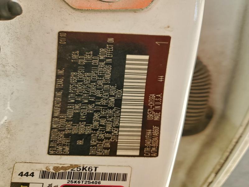 2010 TOYOTA TUNDRA DOU #3311578758