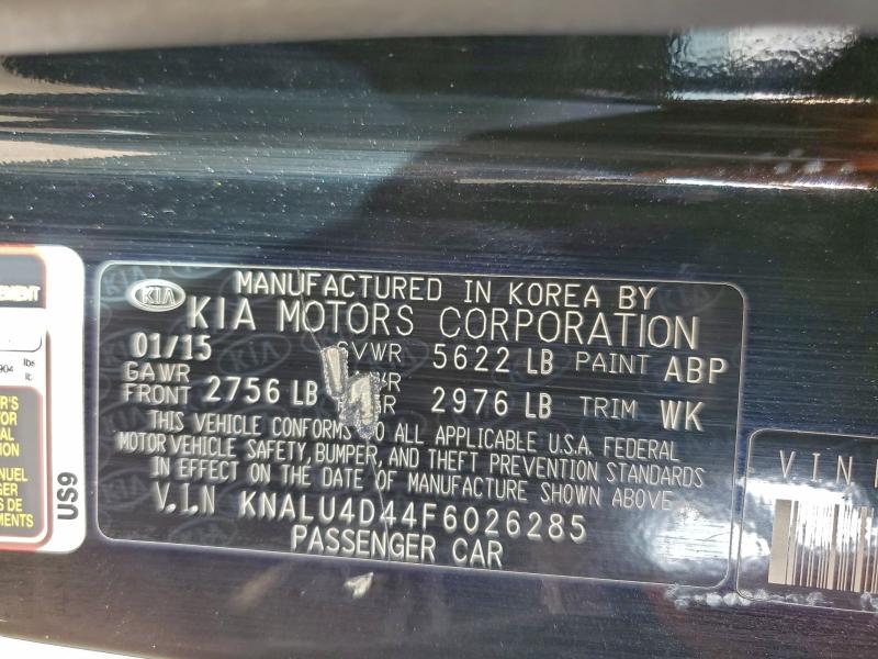 2015 KIA K900 #3305502063