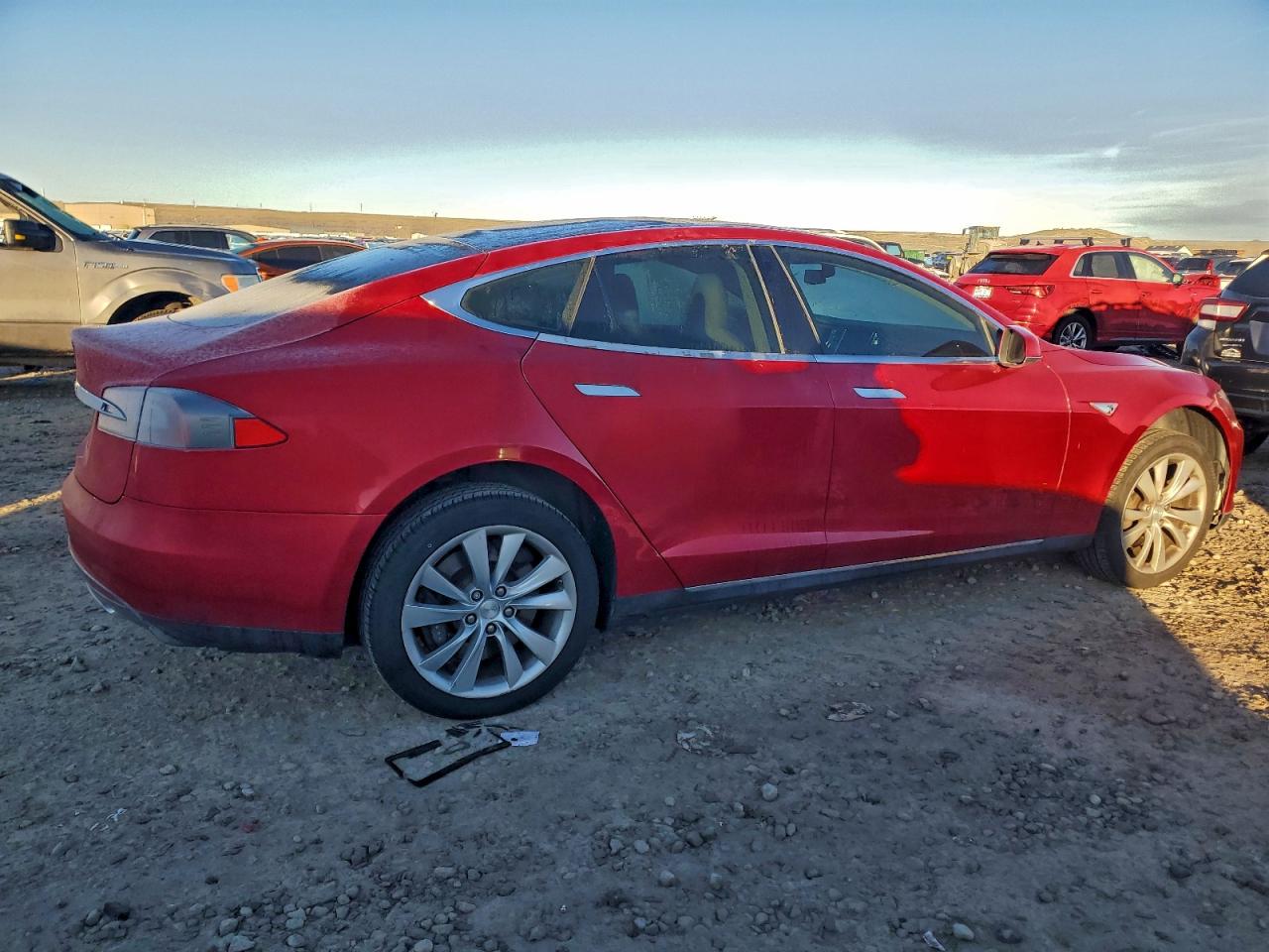Lot #3311740727 2014 TESLA MODEL S
