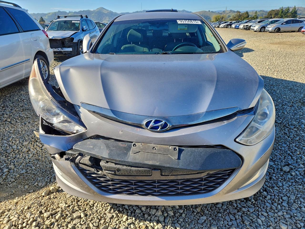 Lot #3318184954 2013 HYUNDAI SONATA HYB