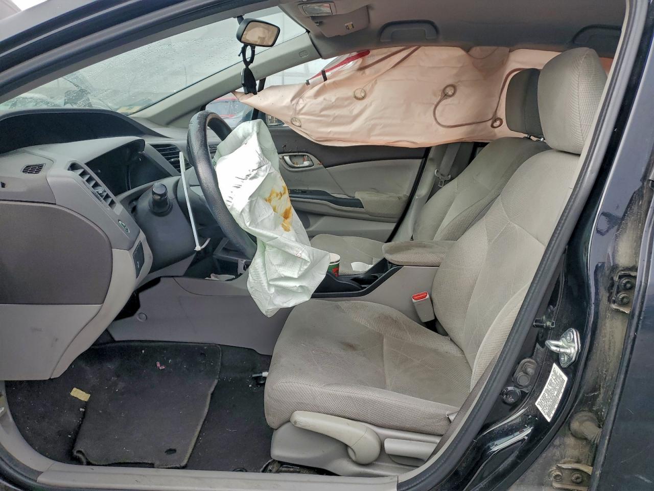 Lot #3309773838 2012 HONDA CIVIC LX