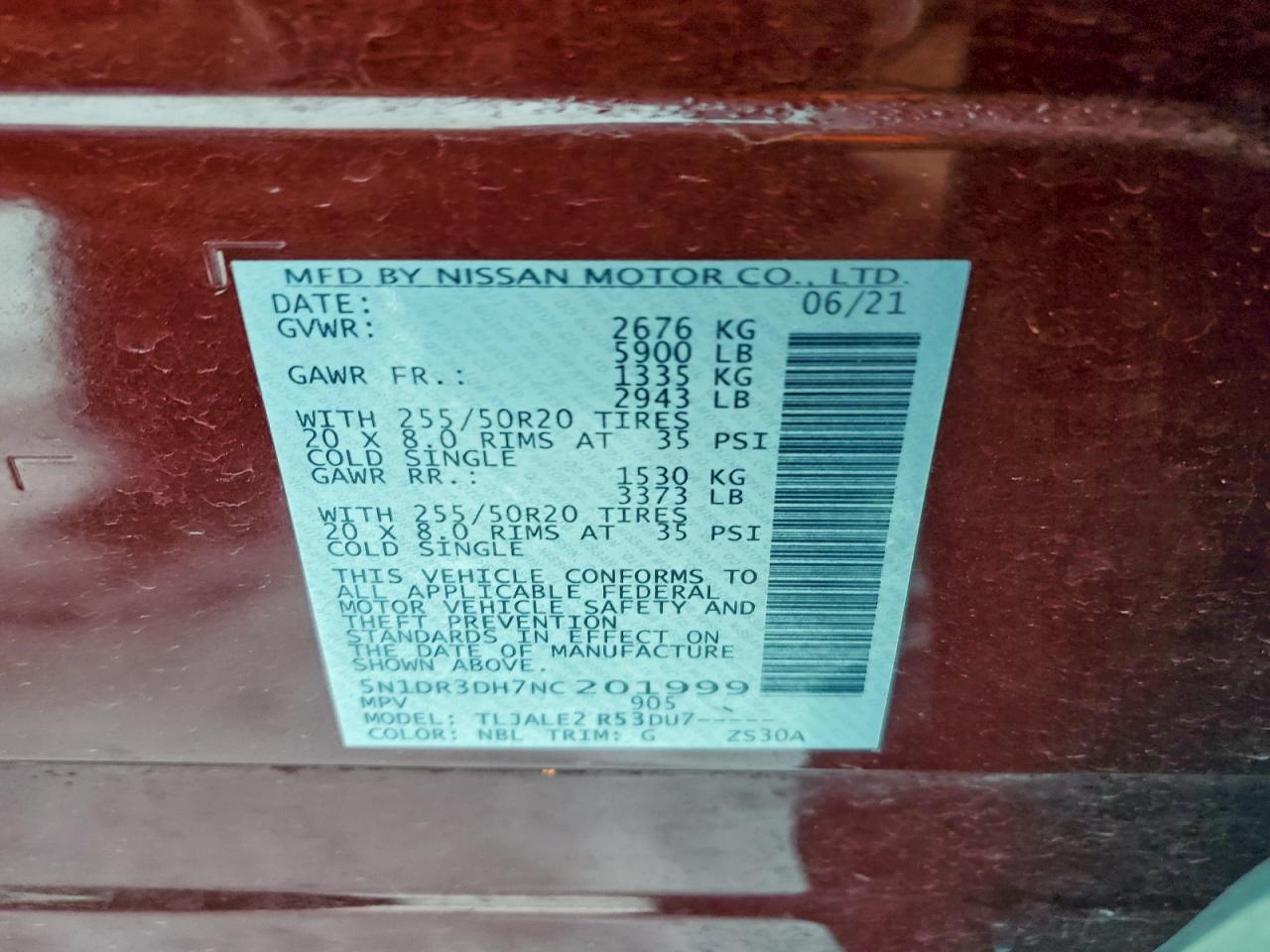 NISSAN PATHFINDER PLATINUM