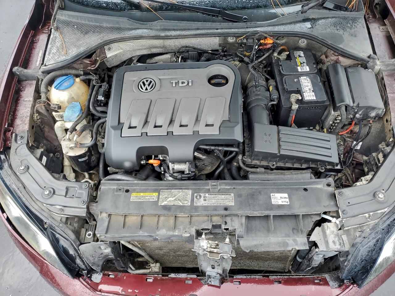 Lot #3302735064 2014 VOLKSWAGEN PASSAT