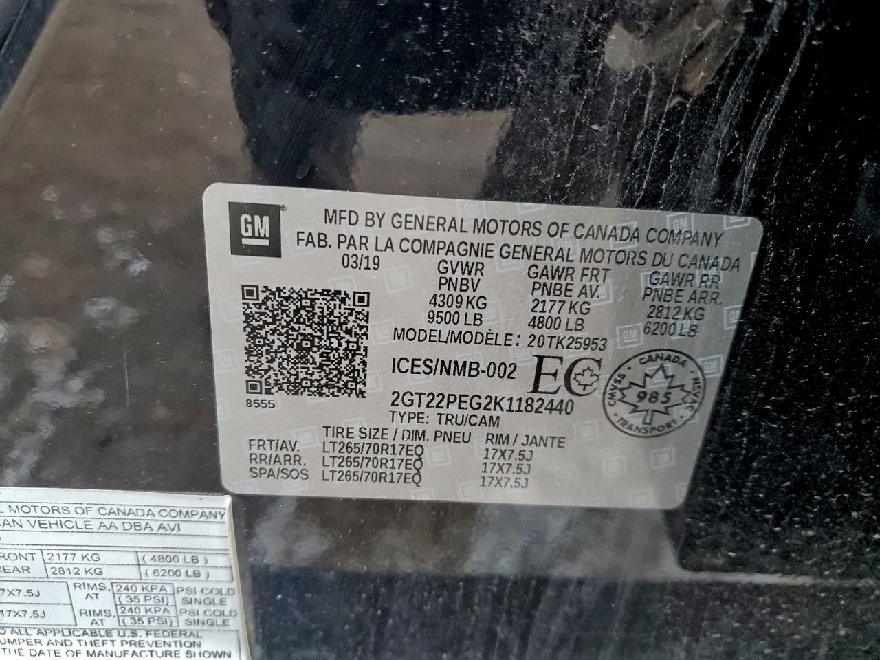 GMC SIERRA K2500 SLE