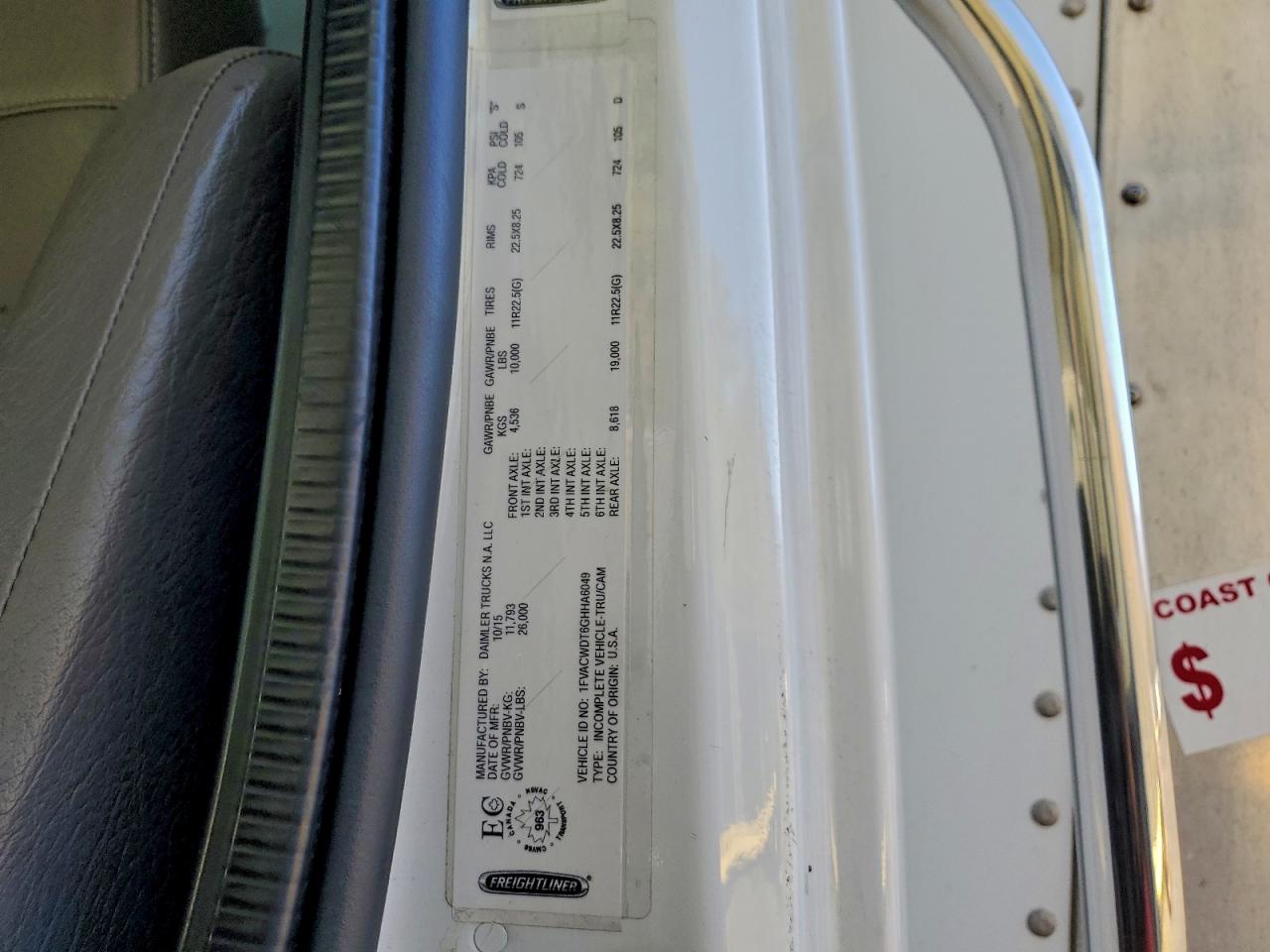 Lot #3312272776 2016 FREIGHTLINER M2 106 MED