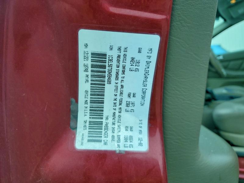 2003 CHRYSLER SEBRING LX #3304711908