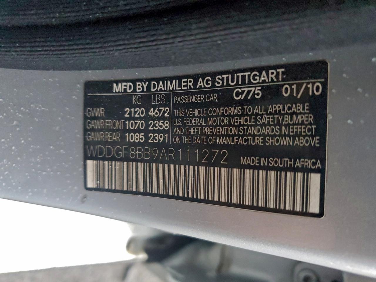 Lot #3311535243 2010 MERCEDES-BENZ C 300 4MAT