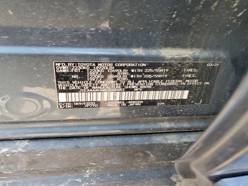 2021 TOYOTA VENZA LE #3318140406