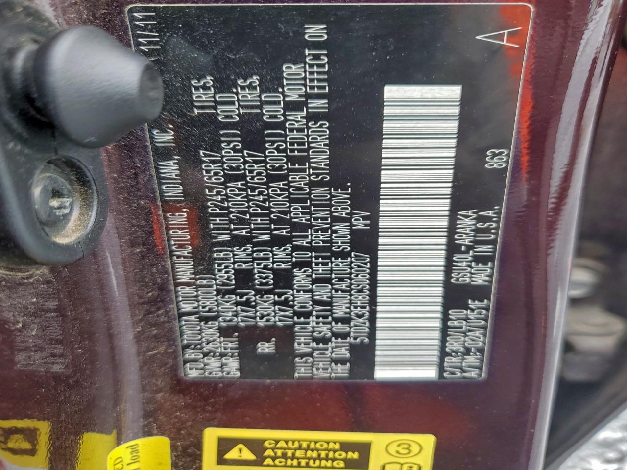 TOYOTA HIGHLANDER BASE