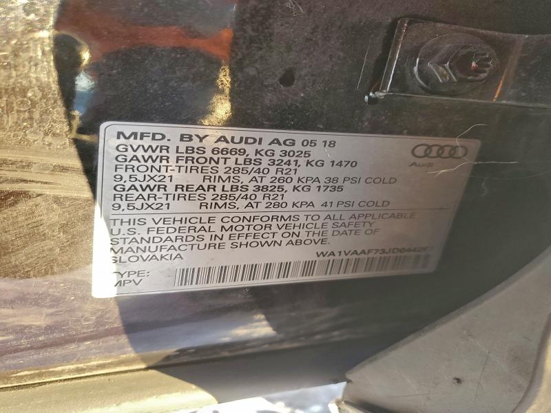 2018 AUDI Q7 PRESTIG #3316189891