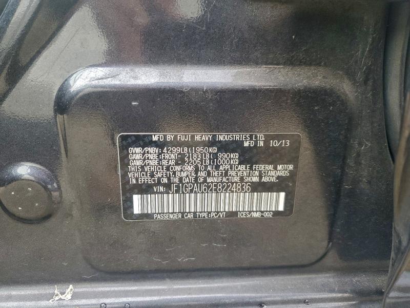 2014 SUBARU IMPREZA SP #3317026107