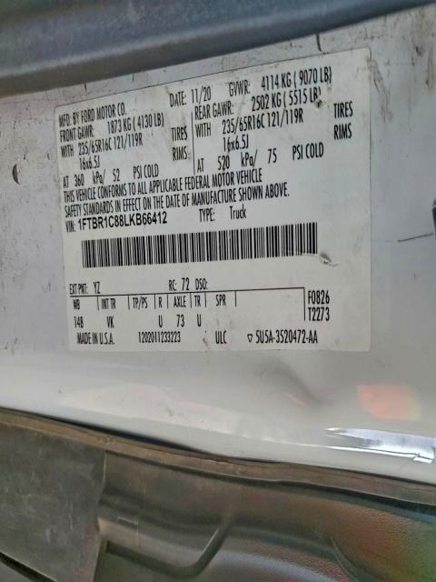 2020 FORD TRANSIT #3303860799