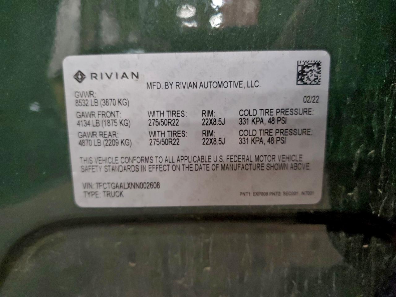 RIVIAN R1T LAUNCH EDITION