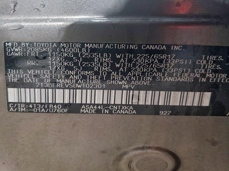 2013 TOYOTA RAV4 LE #3304744952