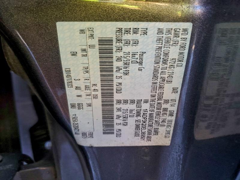 2014 FORD FOCUS SE #3312582166