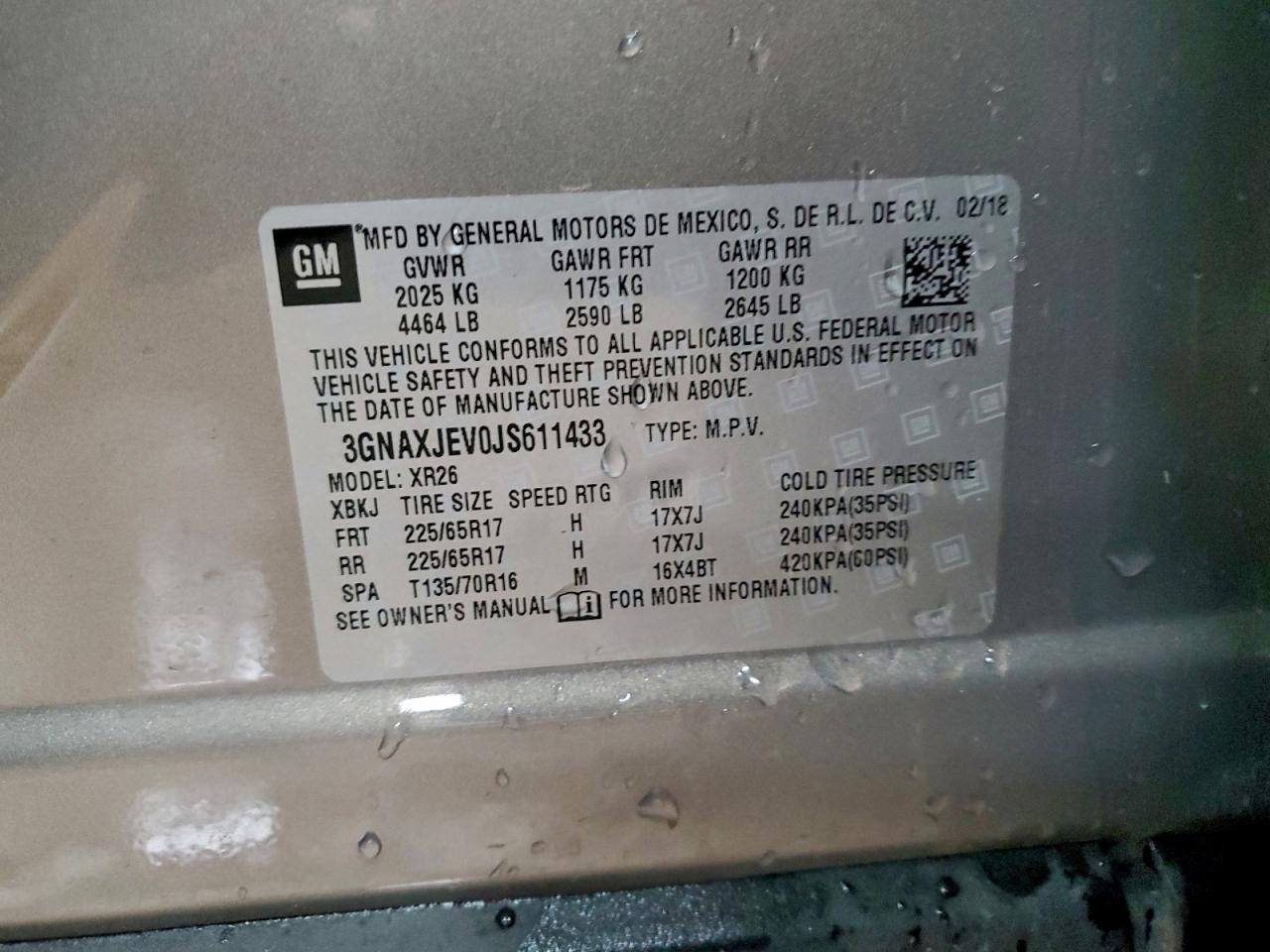 CHEVROLET EQUINOX LT