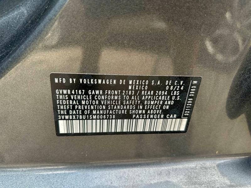 2025 VOLKSWAGEN JETTA SPOR #3310409023