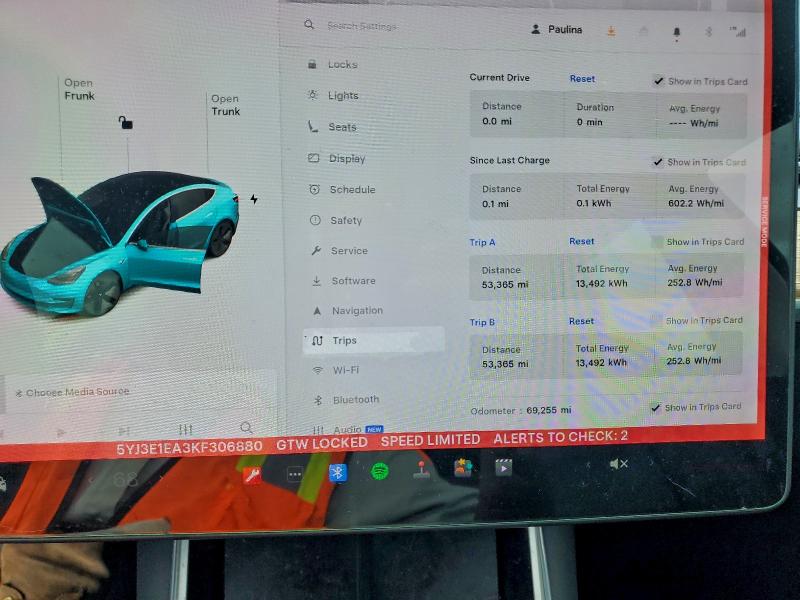 2019 TESLA MODEL 3 #3303659939
