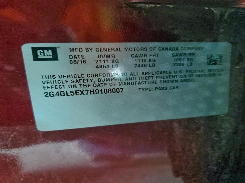 2017 BUICK REGAL SPOR #3310499054