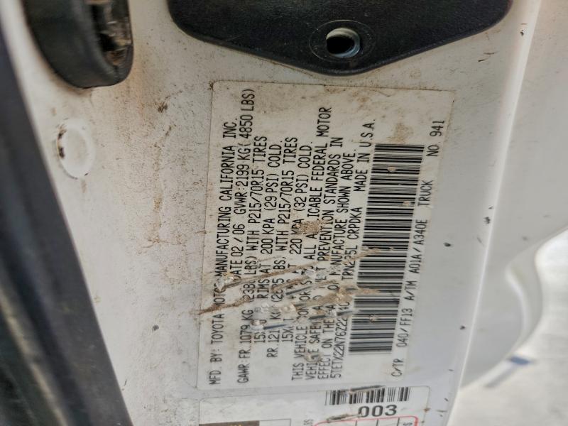 2006 TOYOTA TACOMA ACC #3312482618