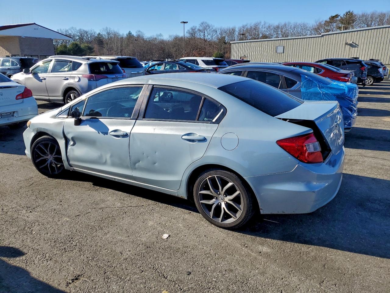 Lot #3309620591 2012 HONDA CIVIC LX