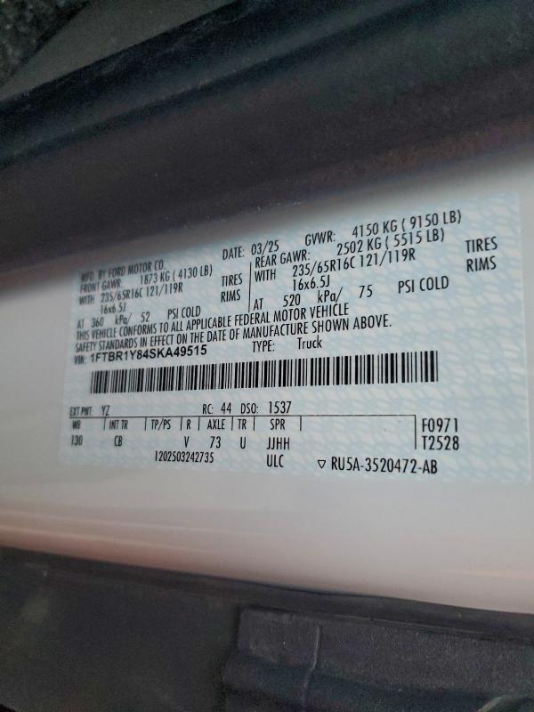 2025 FORD TRANSIT #3303586928