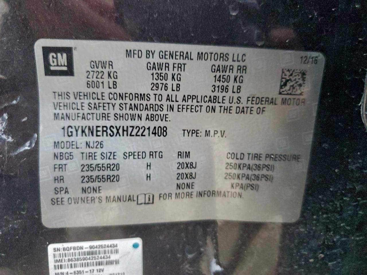 CADILLAC XT5 PREMIUM LUXURY