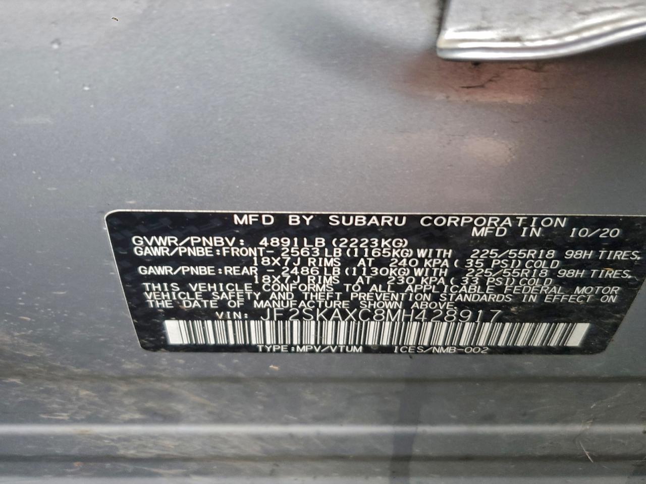 SUBARU FORESTER TOURING