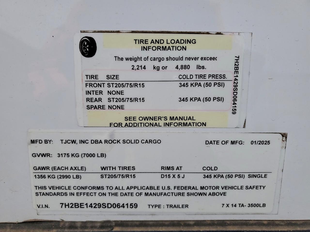 Lot #3317835195 2025 RKOC UNKNOWN