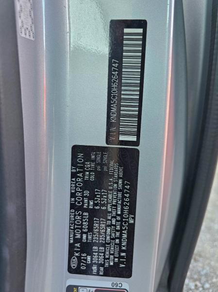 2017 KIA SEDONA L #3301623631